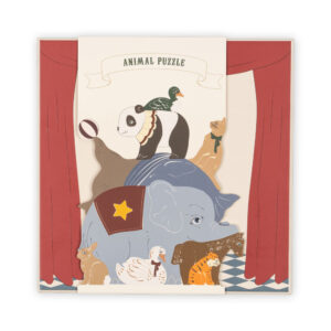 Tierpuzzle 12teilig