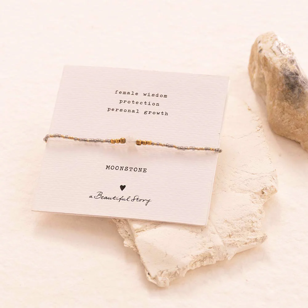 Iris Card Armband mit Moonstone