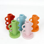 Helio Ferretti Vintage Double Handle Kerzenhalter