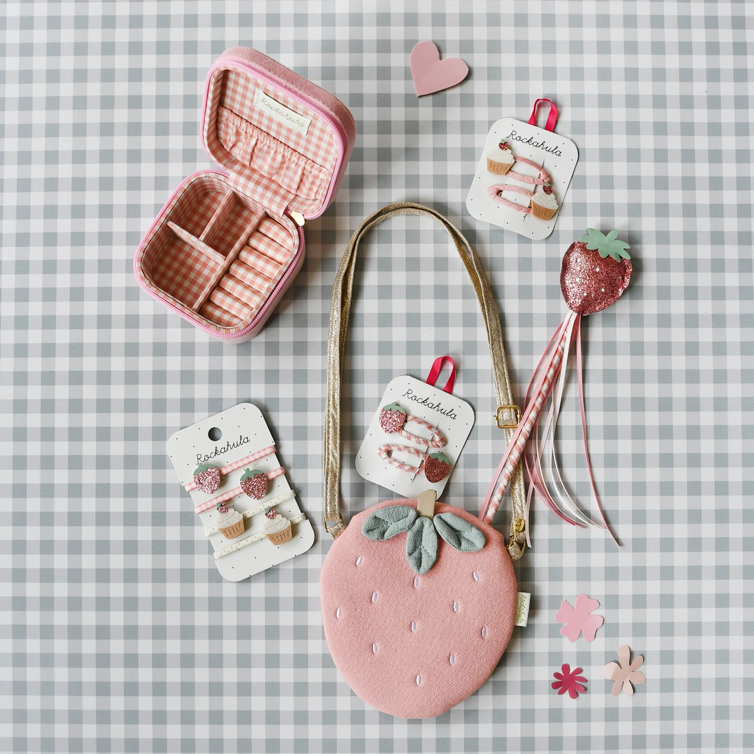 Sweet Strawberry Clips von Rockahula