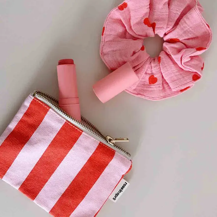 Geldbörse Streifen Tomate_Candy Pink