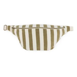 Gürteltasche Oliv weiss gestreift
