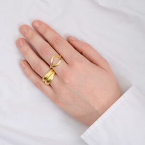 Ring Clara vergoldet