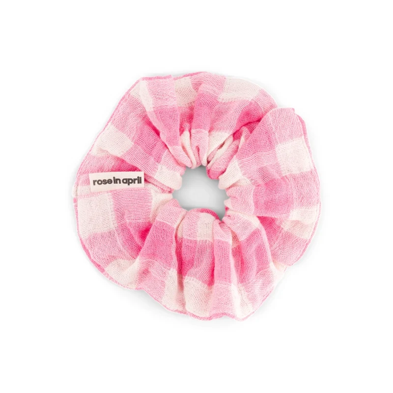 Scrunchie Vichy Neonpink