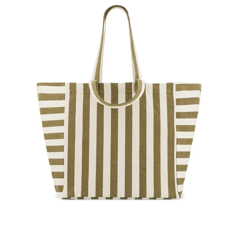 Tragetasche gestreift Oliv Tragetasche gestreift Oliv
