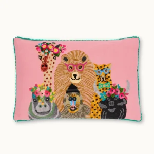 Kissen Tiere pink
