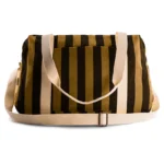 Reisetasche kümmel gestreift