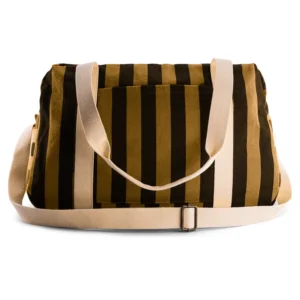 Reisetasche kümmel gestreift