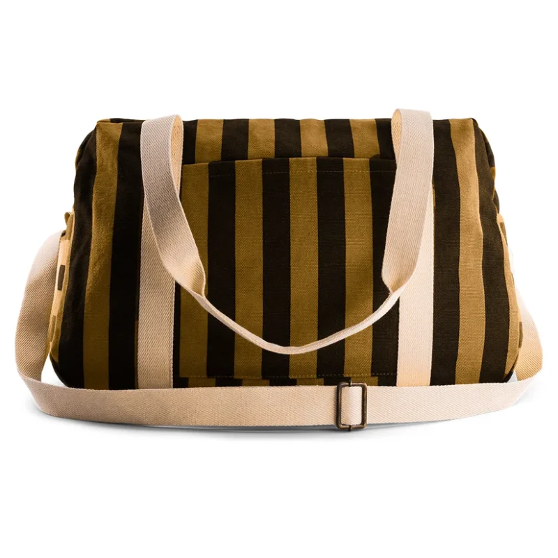 Reisetasche kümmel gestreift