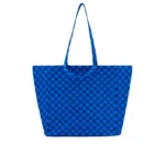 Tragetasche Karo Greek blue