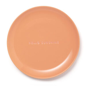 Frühstücksteller Hello Sunshine in Orange von Vondels