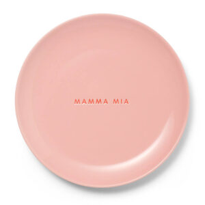 Vondels Frühstücksteller Mamma Mia in Pink
