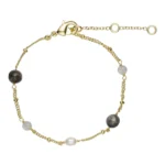 Armband Anais in Grau von PURE by Nat