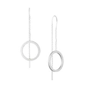 Fadenohrringe in Silber von PROTSAAH