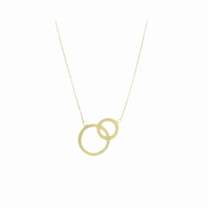 Halskette Interlinked Circles in Gold von PROTSAAH