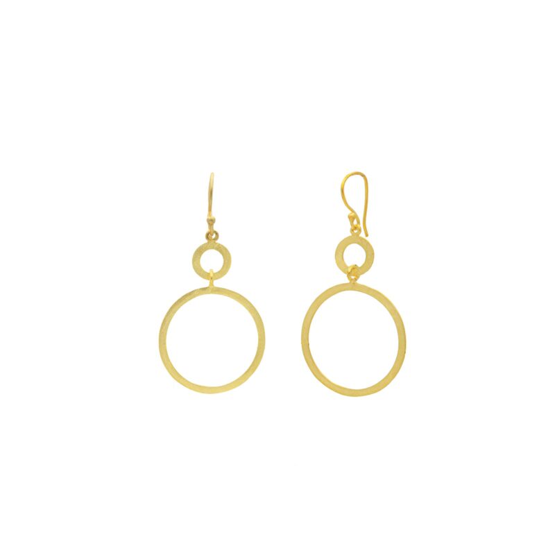 Ohrringe Link Statement in Gold von PROTSAAH