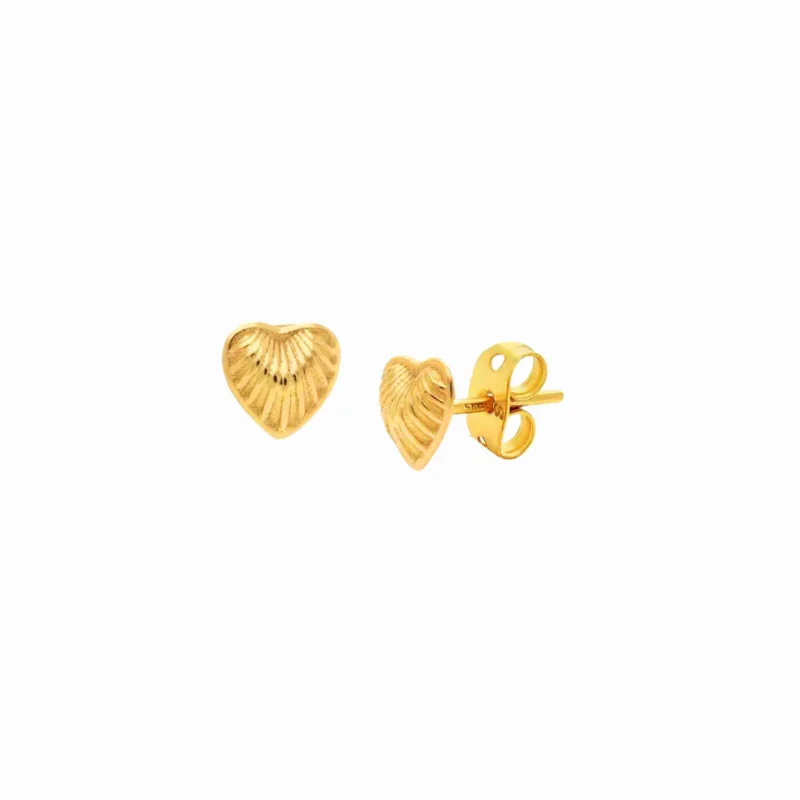 Ohrstecker Mini Heart in Gold von PROTSAAH
