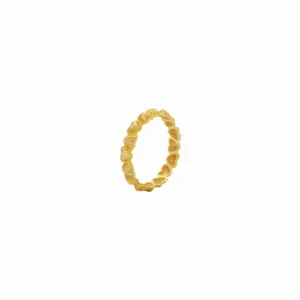 Fingerring mit Herzmotiven in Gold von PROTSAAH