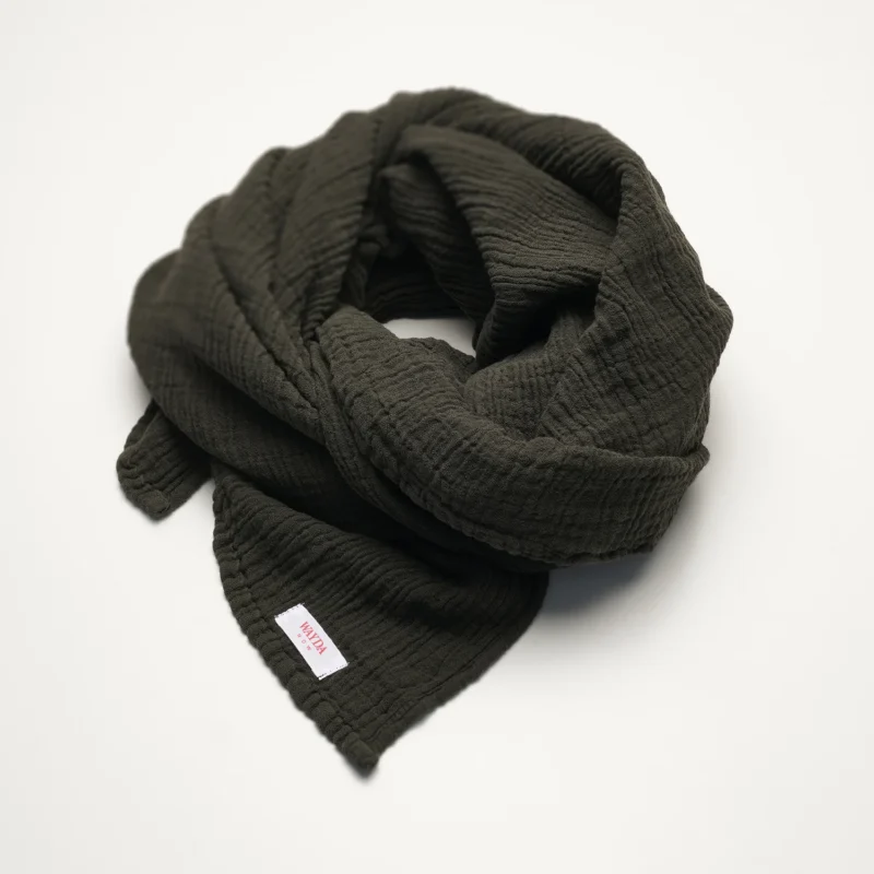 Wayda Schal in Green Monk