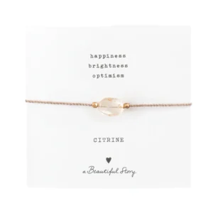 A Beautiful Story - Armband Citrine
