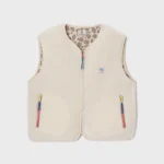 BILLYBELT Sherpa-Weste Elfenbein