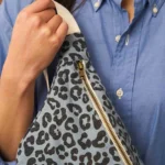 Gürteltasche Leoprint Sky Blue