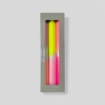 Stabkerze Dip Dye Neon Summer