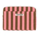 Laptop-Hülle Streifen Funky Pink/Olive