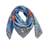 Foulard Birds in Blau