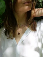 Halskette Subhagya Amethyst von Ginandger