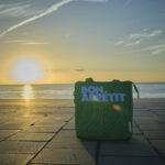 Lunchbag in Bottle Green von Helio Ferretti