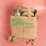 Isolierte Lunchbag in Camel von Helio Ferretti