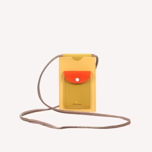 Phone pouch apple juice