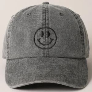Cap Smiley schwarz