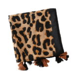 Leoparden-Schal hellbraun