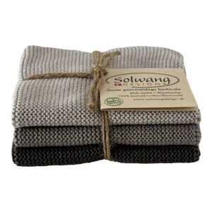 Solwang - Wischtuch Stahlgrau 3er Set