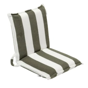 Terry Travel Lounger The Vacay Olive Stripe
