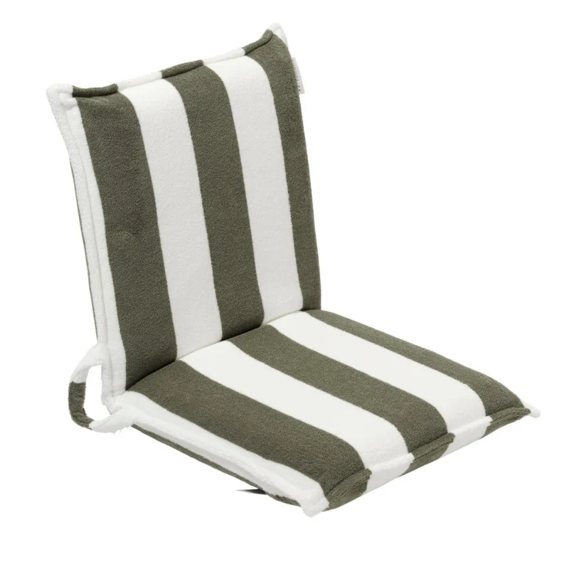 Terry Travel Lounger The Vacay Olive Stripe