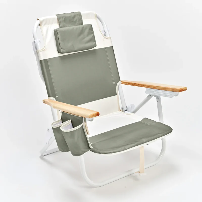 Strandstuhl Deluxe Sage Block