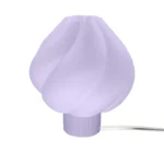 Wavy shell lampe all over lavender1