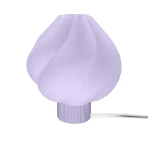Wavy shell lampe all over lavender1