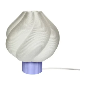 Wavy shell lampe lavender