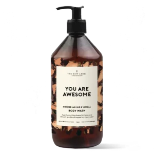 Duschgel "You are Awesome" mit Orange, Jasmine und Vanilla von The Gift Label