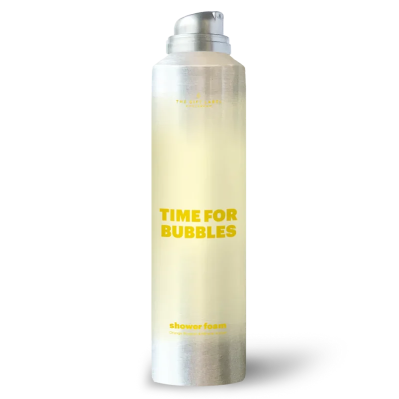 Duschschaum "Time for Bubbles" mit Orange Blossom & Mineral Amber von The Gift Label