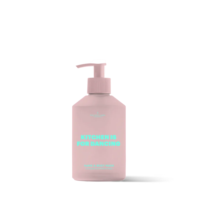 Hand & Body Wash "Kitchen is for Dancing" Orange Blossom & Mineral Amber von The Gift Label