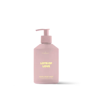 Hand & Body Wash "Lots of Love" Orange Blossom & Mineral Amber von The Gift Label