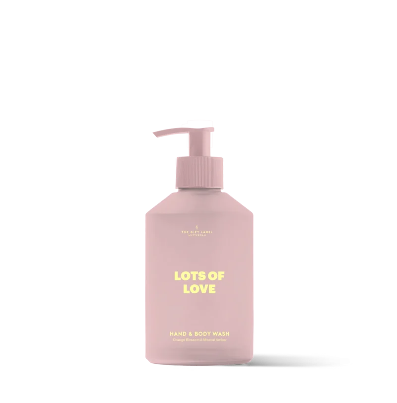Hand & Body Wash "Lots of Love" Orange Blossom & Mineral Amber von The Gift Label