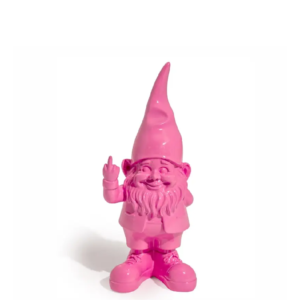 Dekofigur klein "Naughty Gnome" Pink