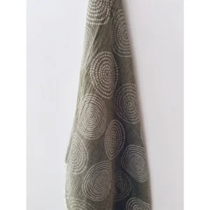 Strandtuch Sonne in Olive von Ley!