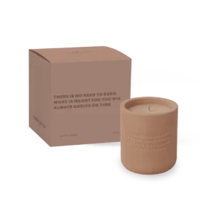 The Gift Label - Duftkerze There is no Need to Rush